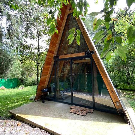 Cabanas Alpina, Romantica Y Acogedora A 10 Minutos Del Centro Tepoztlan Bagian luar foto