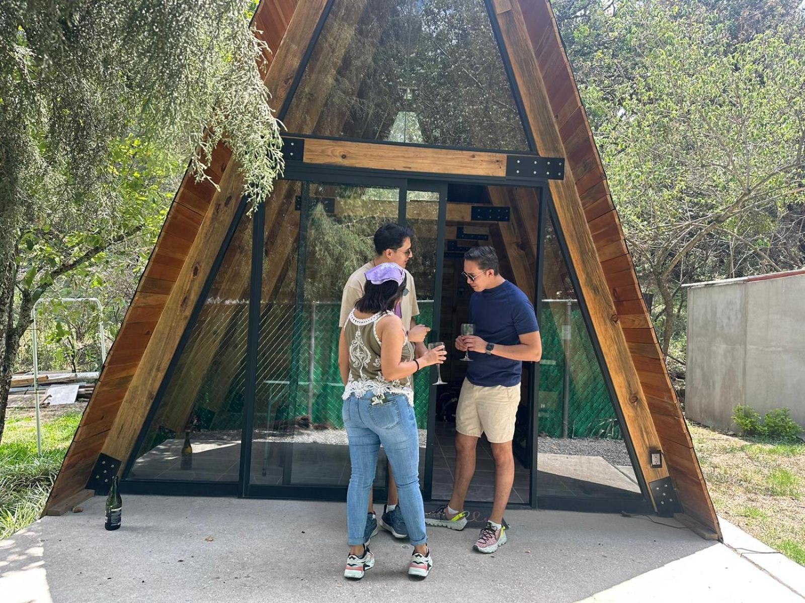 Cabanas Alpina, Romantica Y Acogedora A 10 Minutos Del Centro Tepoztlan Bagian luar foto