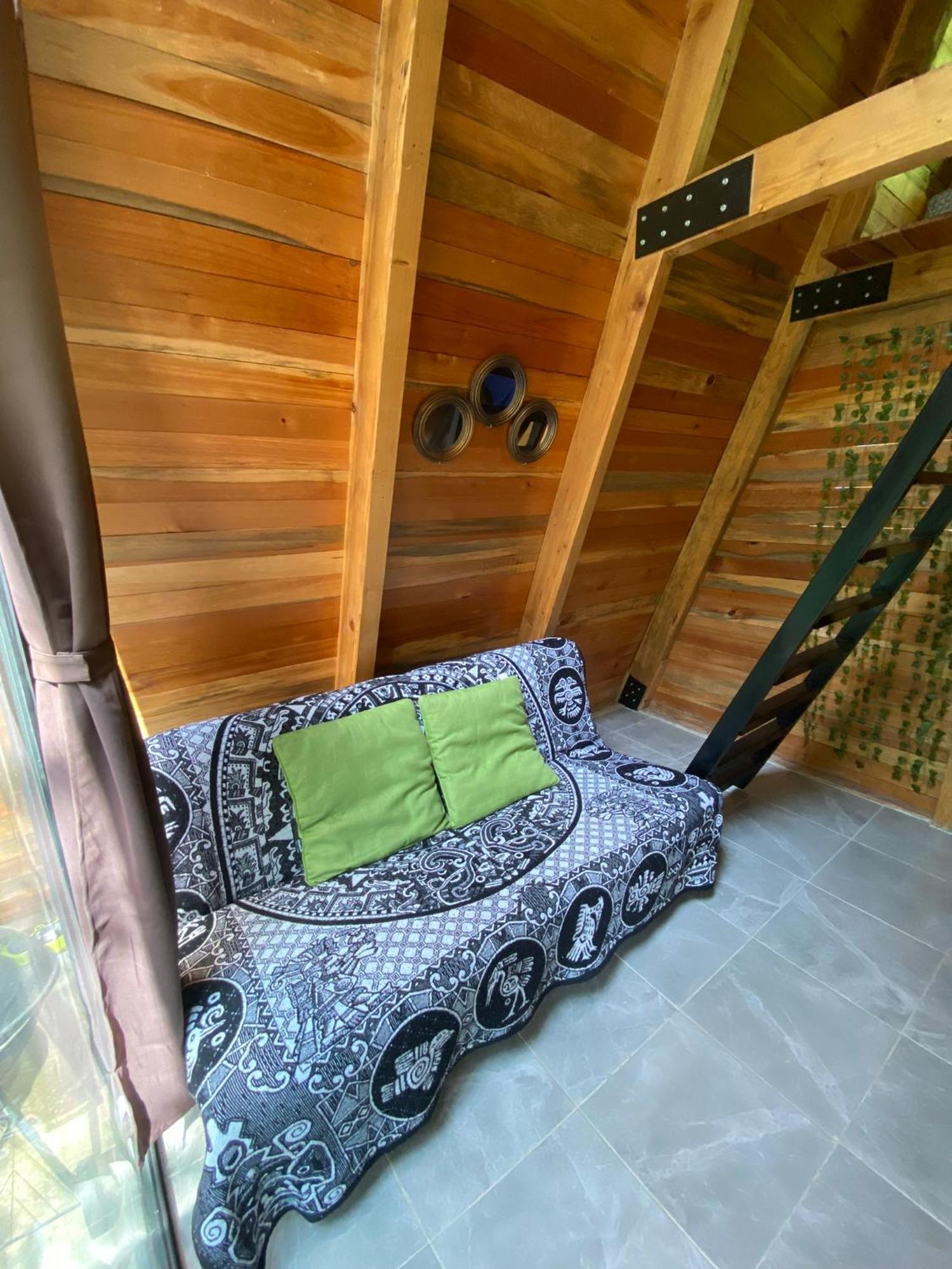 Cabanas Alpina, Romantica Y Acogedora A 10 Minutos Del Centro Tepoztlan Ruang foto